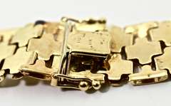 Wide and Dramatic 14K 18" Stampato Necklace