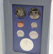 1986 US 6 Coin Constitution Prestige Set Box