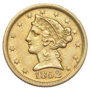 1852-D $5 Liberty Head Gold Half Eagle