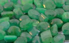 Heavy 301ct collection of Emeralds