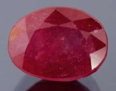 Glistening violet red 9.59ct Ruby