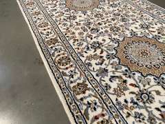 FINE SILK & WOOL KASHAN RUNNER 2.8x11.8