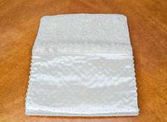 Vintage Beaded Envelope Clutch Handmade in Hong Kong