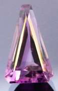Outstanding 10.54ct custom trillion cut Amethyst