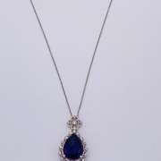 14kt Gold, Amethyst, & Diamond Pendant Necklace