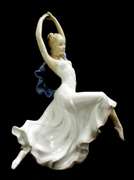Prima Ballerina 15inc Porcelain Handcrafted Figurine