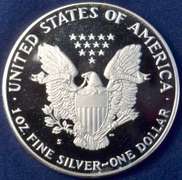 1986 Proof American Silver Eagle.