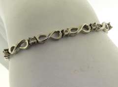 925 Sterling Silver Cubic Zirconia Bracelet