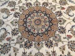 FINE SILK & WOOL KASHAN RUG 7.9x10.7