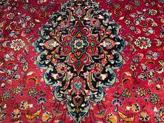 MAGNIFICENT PERSIAN MASHAD RUG 8x11