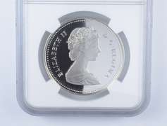 PF70 UCAM 1989 Canada $1 Silver - Mackenzie River - Graded NGC