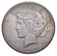 1927 Peace Silver Dollar