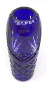 Blue Crystal Vase