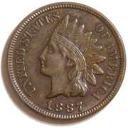 1887 Brown  BU Indian Cent