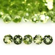 Real 5.11ct untreated apple green Peridot set