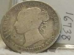 Great Brit: Newfoundland,  Sil. (925) Hf Crown, Victoria