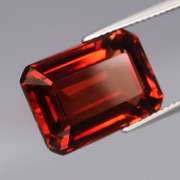 Top whiskey red 14.97ct emerald cut Imperial Topaz
