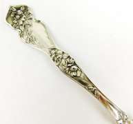 Antique Ornate Sterling Silver Cheese Scoop