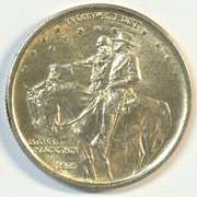 Blazing Gem BU 1925 Stone Mountain Commemorative Half