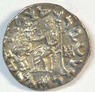 Original Mint Baktiran Kingdom Silver Drachm, 115-91 BC