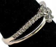 Sweet & Sparkly "Ever Us" Diamond Ring in White Gold