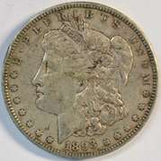 Rare 1893-O Morgan Silver Dollar in nice solid XF