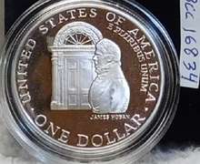 1992 White House PRF Silver Dol commem