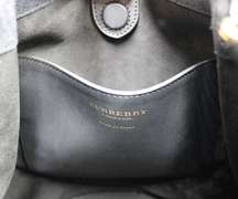 Burberry Banner Check Handle Bag