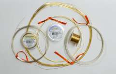 Lot of Beading Wire: Sterling Silver, Gold Filled, Gold Plated, Silver Plated and Brass