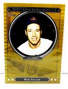 Bob Feller Topps Distinguished Service Baseball Card