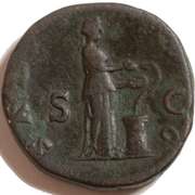 Hadrian 117 - 138 AD Bronze Sestarius