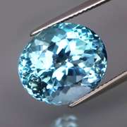 Full sparkle! 15.25ct vivid sky blue Topaz