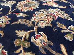 STUNNING SILK &WOOL PERSIAN KASHAN RUG 9x12.2