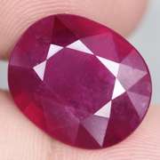 Glistening violet red 10.35ct Ruby