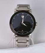 Movado Swiss Black Dial Watch. Pre-Owned