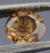 Glittering .21ct untreated rich chocolate Diamond