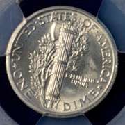 1916 Mercury Dime PCGS MS64FB.