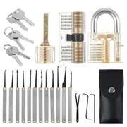 25pcs Unlocking Locksmith Practice Lockpick Tool Kits