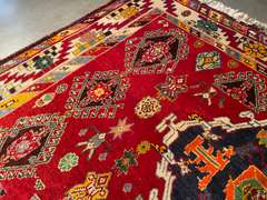 STUNNING PERSIAN SHIRAZ RUG 5.7x8