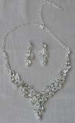 Set Of Fashion Jewelry Neck Lace And Earrings