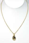 Curious Greek Key Necklace in 14KT Yellow Gold