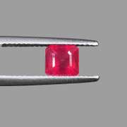 Gorgeous Square Cut Ruby Loose Gemstone