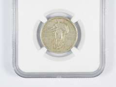 XF40 1917 Standing Liberty Quarter - Type 1 - Graded NGC