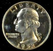 Superb original Gem 1953 Proof Set in holder