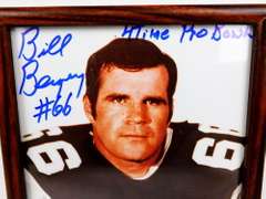 Bill Bergy, 4 Time Pro Bowler Autographed Photo