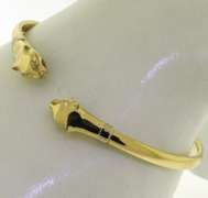 Outstanding 18kt Panther Bangle Bracelet
