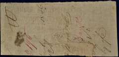 1863 Manufactures' Bank Macon,GA Five Cents.