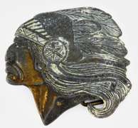 Vintage Indian Chief Belt Buckle