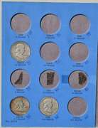 Partial Franklin Half Set 1949-1963