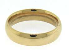 Trendy Yellow Gold Artcarved 5.5mm Comfort Fit Band